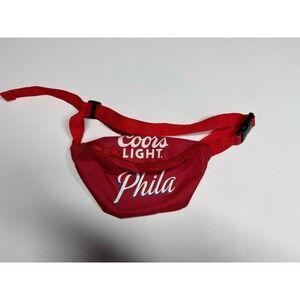 PHILADELPHIA 76ERS Phillies PHILA COORS LIGHT FANNY PACK SGA Red Philly